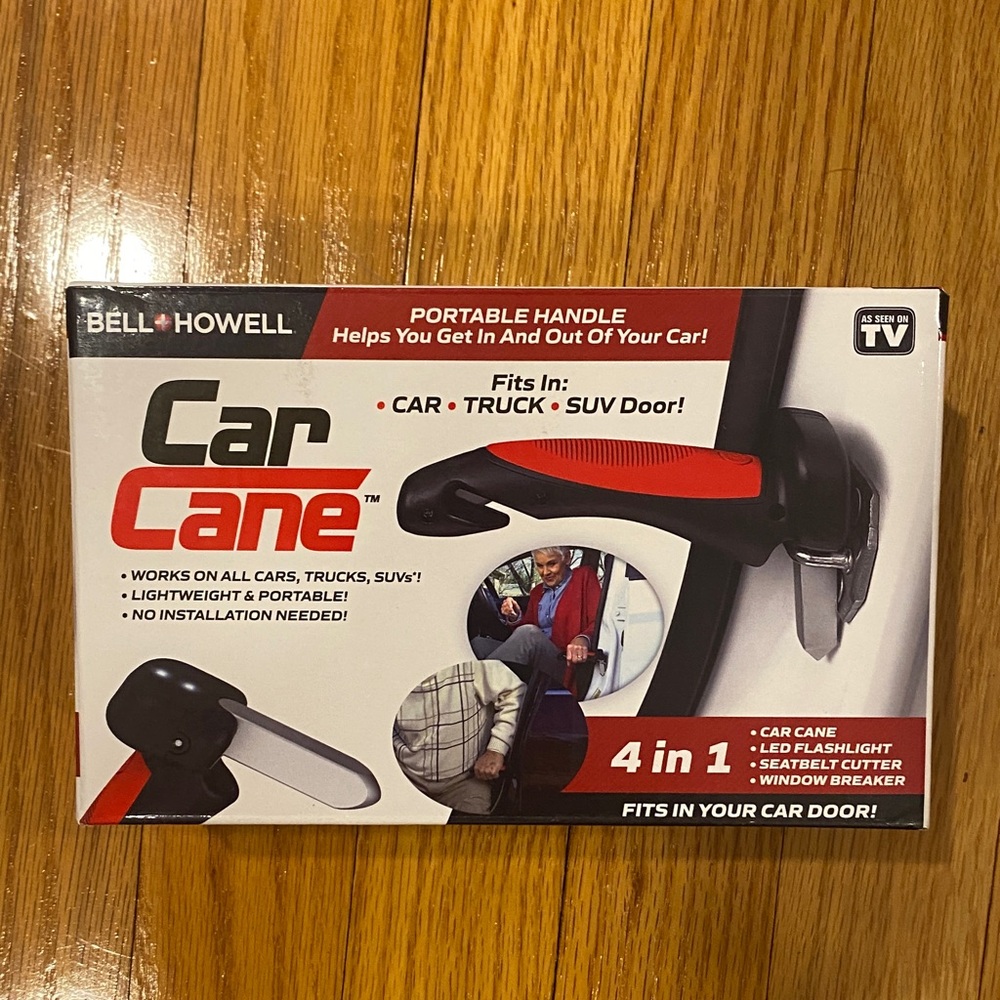 NEW OPEN BOX CAR CANE Bell Howell